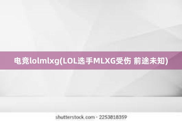 电竞lolmlxg(LOL选手MLXG受伤 前途未知)